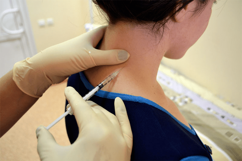 Anestēzijas blokāde osteohondrozes ārstēšanai